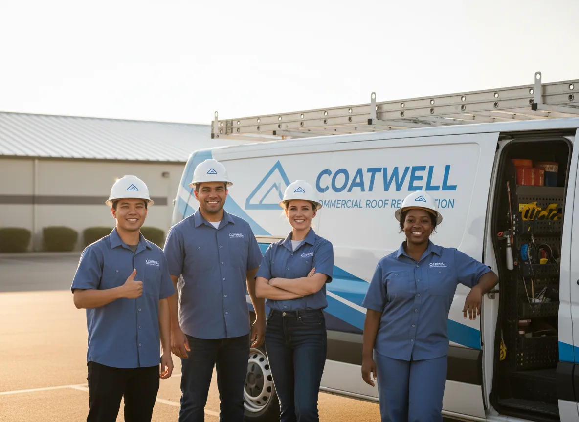 Commercial roof coating company in Glasco, KS